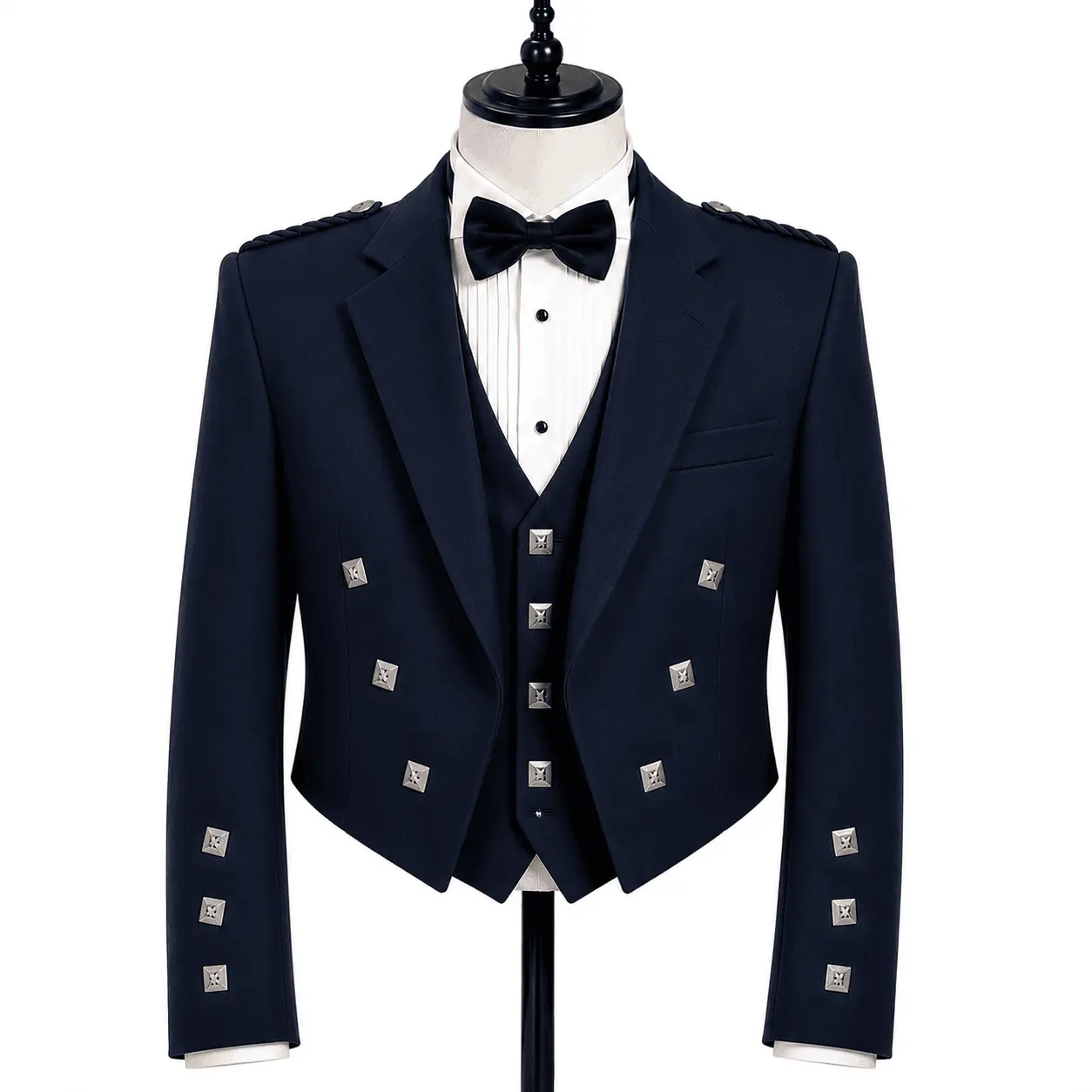 Navy Blue Prince Charlie Jacket