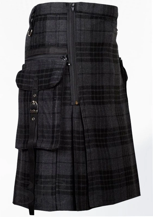 Premium Quality Gothic Punk Rock Tartan kilt