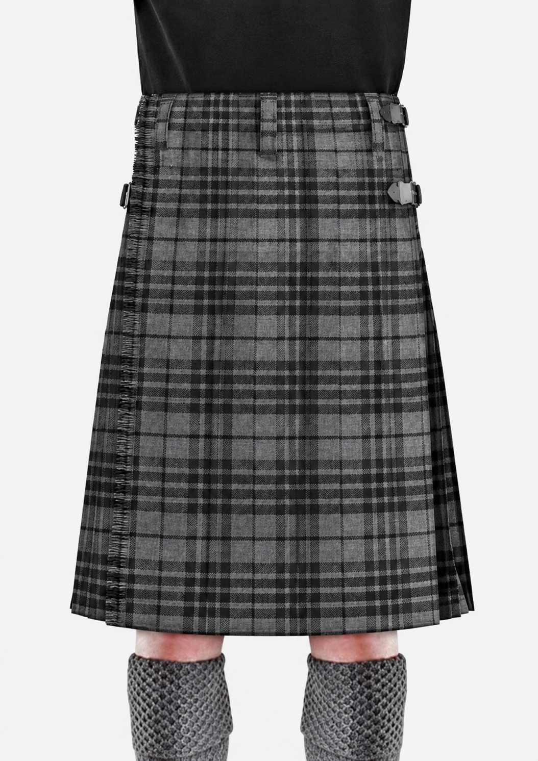 Premium Quality Grey Watch Tartan Kilt