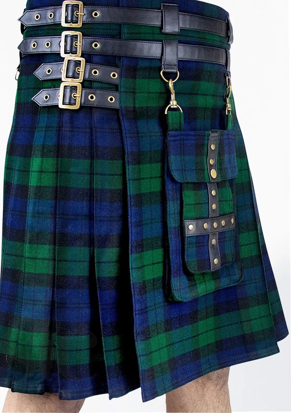 Premium Quality Hand Made Traditional Scottish Adjustable Kilt - Image 2
