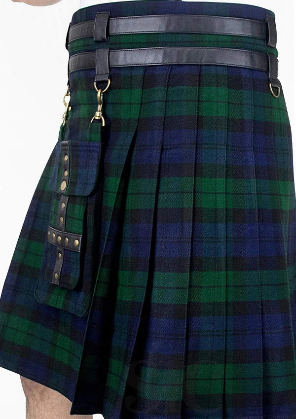Premium Quality Hand Made Traditional Scottish Adjustable Kilt - Image 3