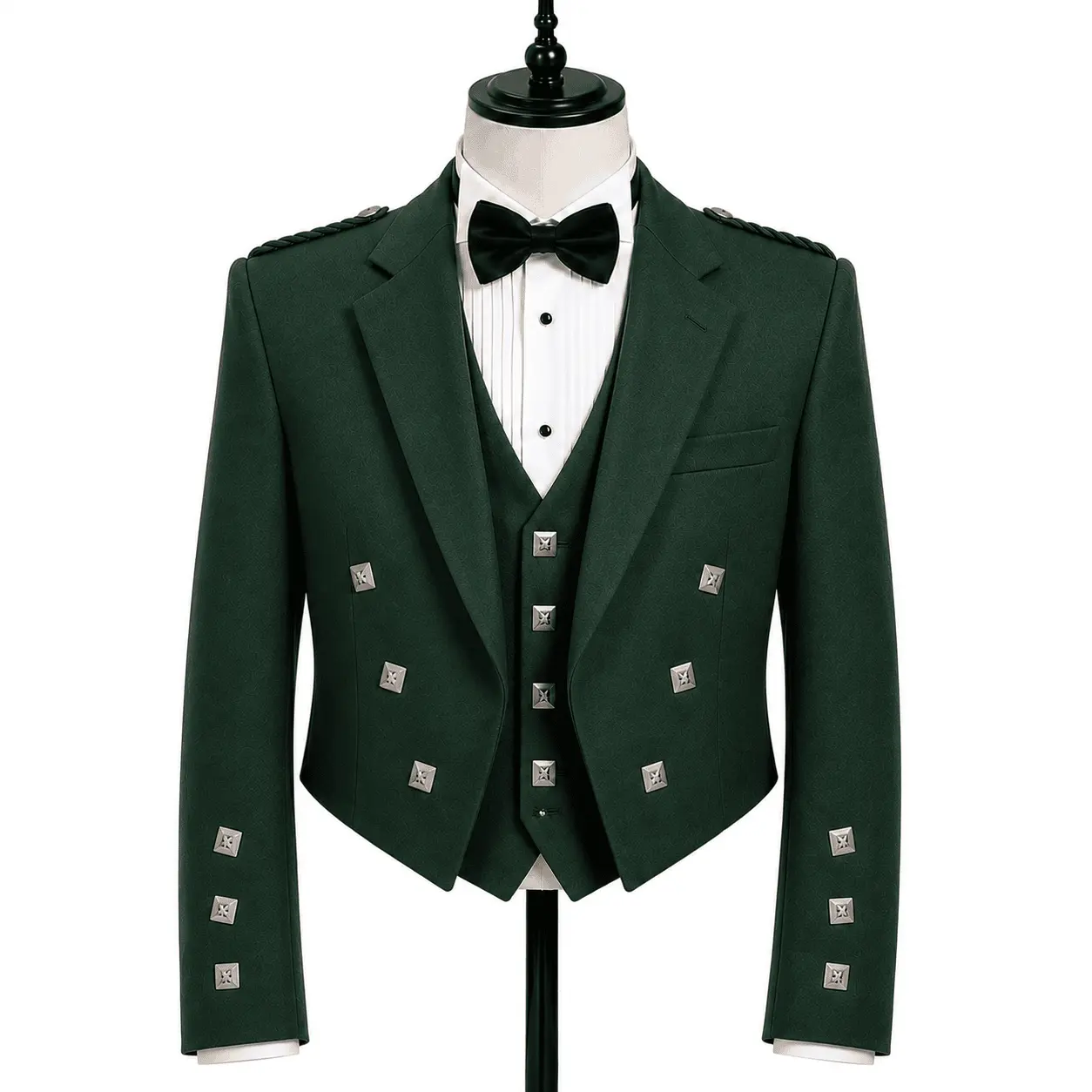 Prince Charlie Green Kilt Jacket