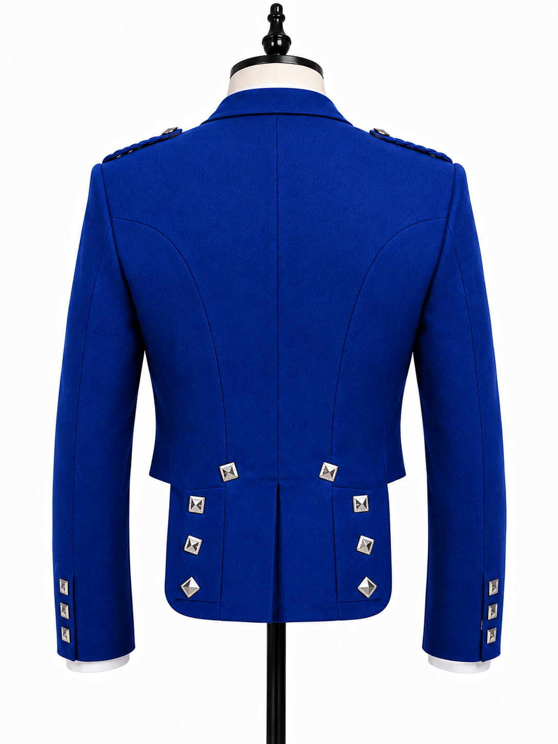 Royal Blue Prince Charlie Kilt Jacket - Image 2