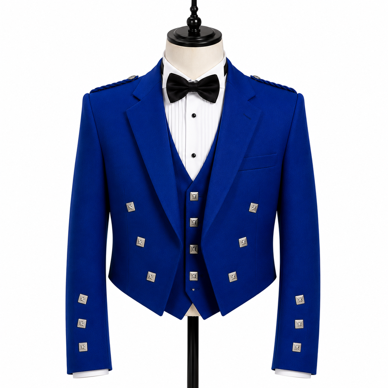 Royal Blue Prince Charlie Kilt Jacket